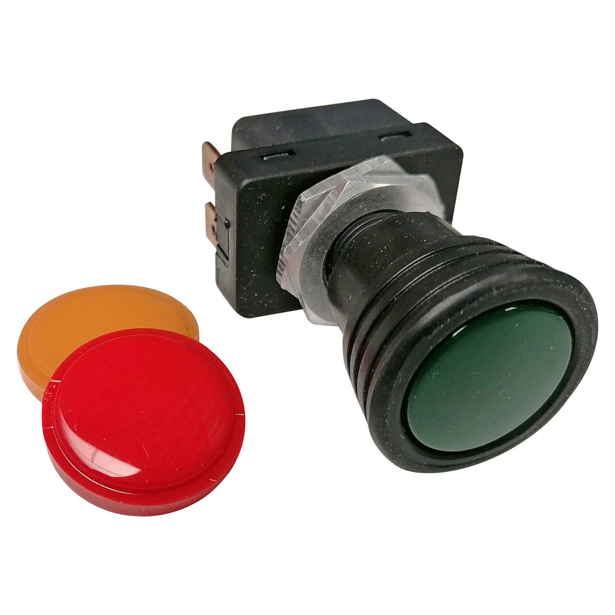 Ein/Aus-Schalter mit 3 Farboptionen, grün/rot/gelb