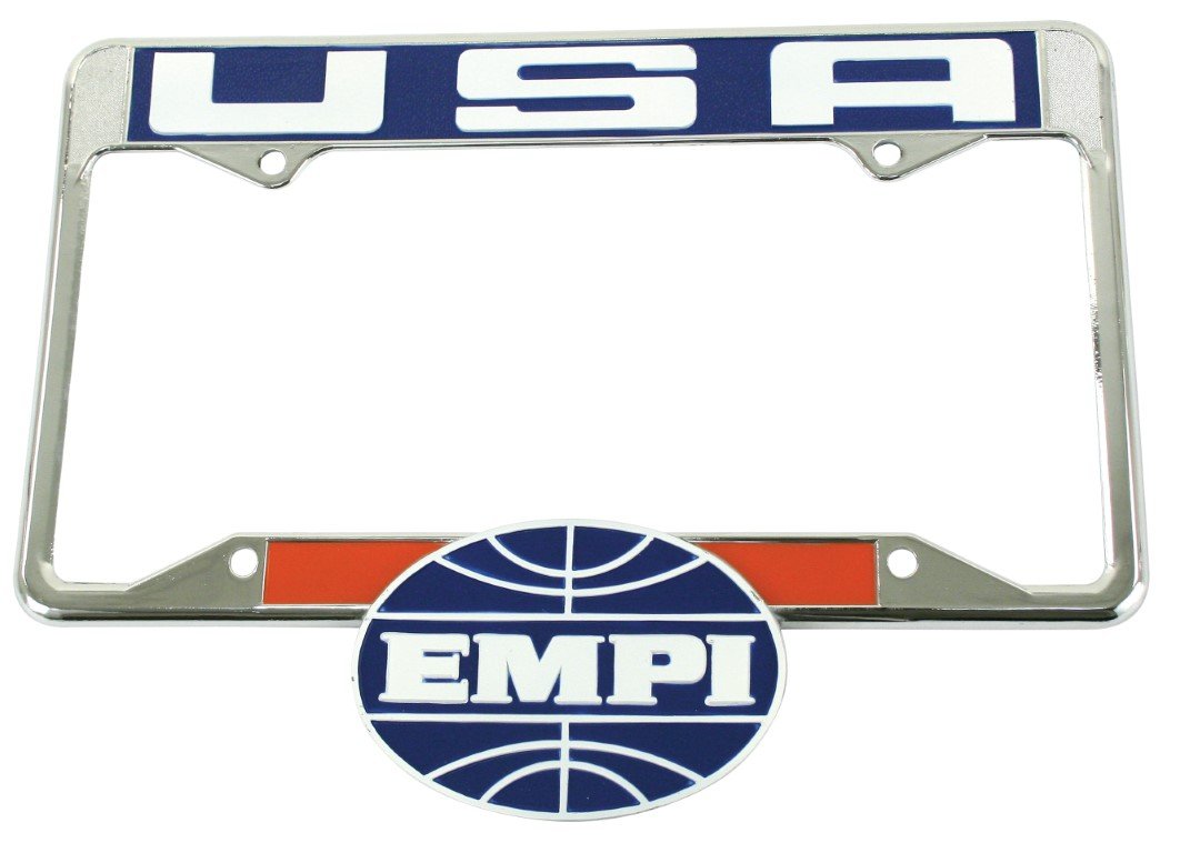 EMPI | 00-6460-0 | Kennzeichenhalter hinten Empi/USA Logo
