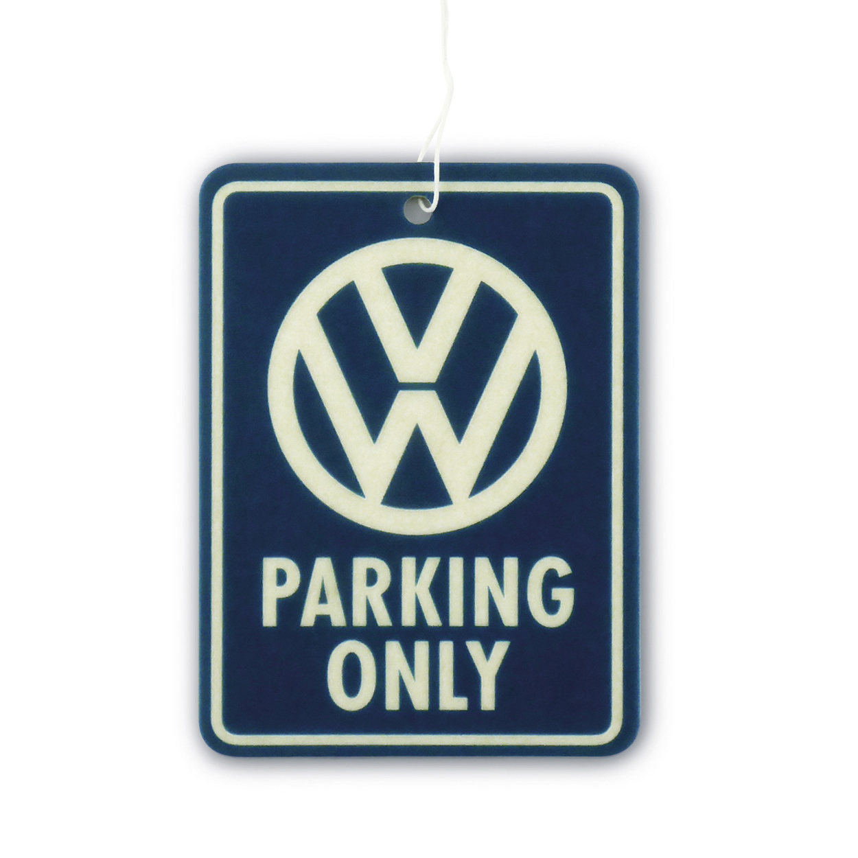 "VW Parking only" Luftauffrischer, blau/weiss