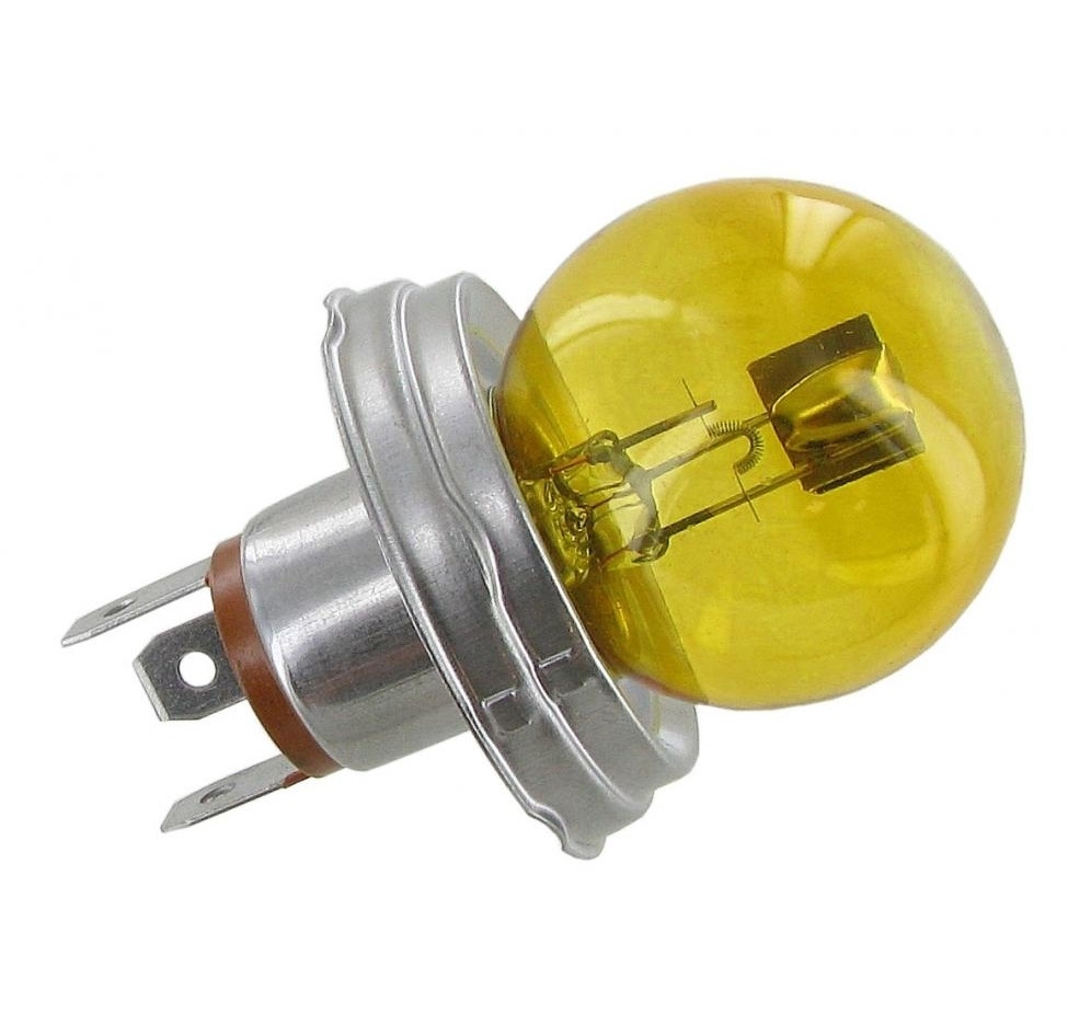 Bilux-Gelbglas-Glühlampe 6V 45/40W, P45t-41