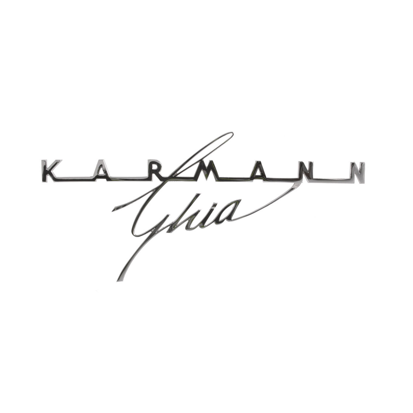Emblem hinten, Karmann-Ghia-Schriftzug