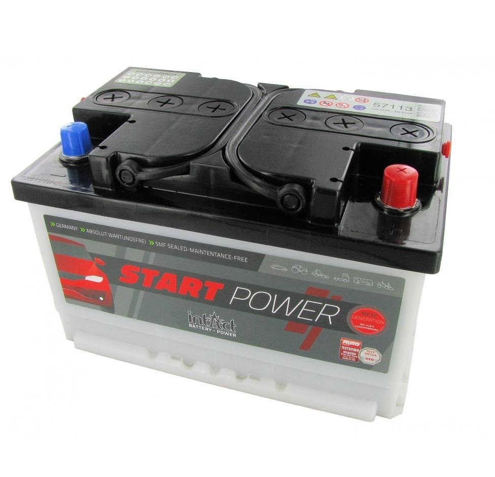 Batterie 12V, 71 Ah, ohne Säure (L278 x W175 x H175)